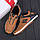 Шкіряні кросівки New Balance рижі, фото 8