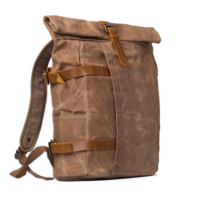 Мужской рюкзак с отделением для ноутбука MCN коричневого цвета
