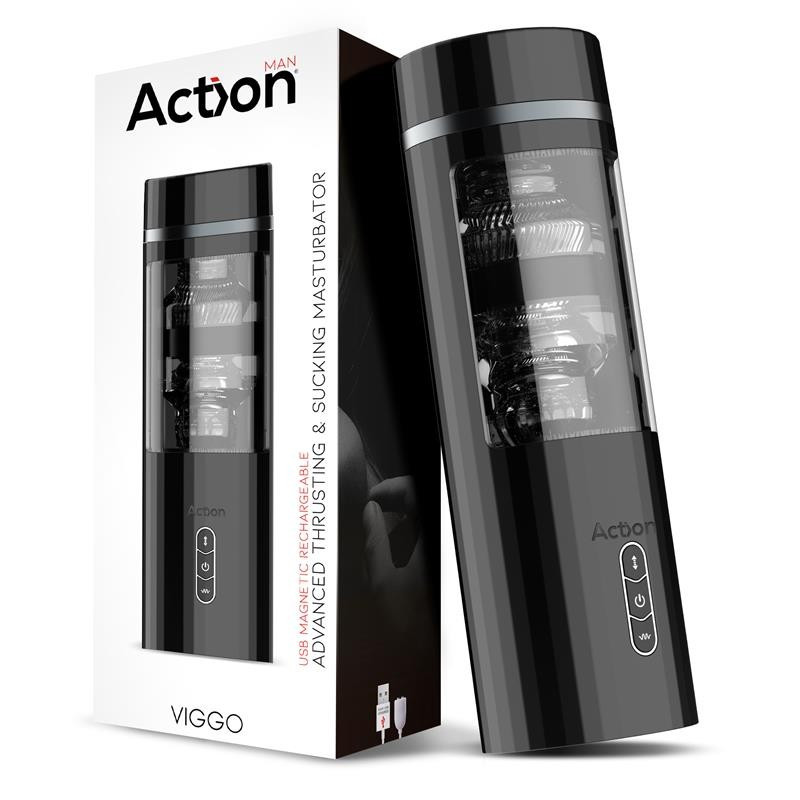 Вібромастурбатор для чоловіків Action Viggo Advanced Masturbator, фото 1