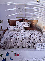 Двуспальный комплект постельного белья фланелевый (байка). ТМ Koloco. Разные расцветки