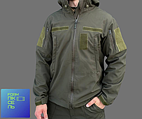 Куртка тактична софтшел олива Military літня