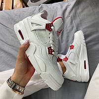 Кроссовки женские Air Jordan 4 Retro Metallic Red