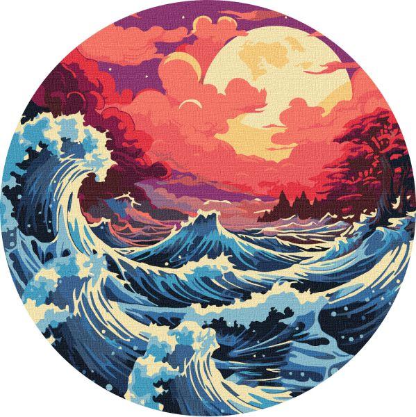 Картина за номерами Морський захід сонця art_selena_ua Ідейка (KHO-R1061)