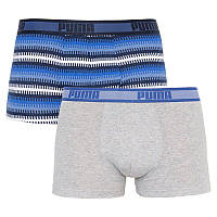 Трусы-боксеры Puma Worldhood Stripe Trunk XL 2 пары gray blue (501004001-010) NB, код: 2467417