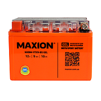 Аккумулятор мото GEL 12V 9 Ah (YTX9-BS) 120А MAXION