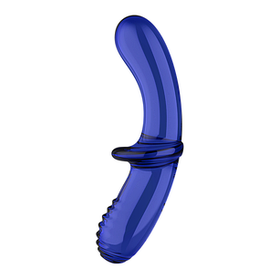 Фалоніматор Satisfyer Double Crystal Light Blue, фото 1
