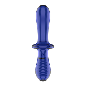 Фалоніматор Satisfyer Double Crystal Light Blue, фото 3