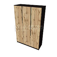 Шкаф для одежды комбинированный 3д Vasco 1350х2100х520 Дуб Венге / Тахо