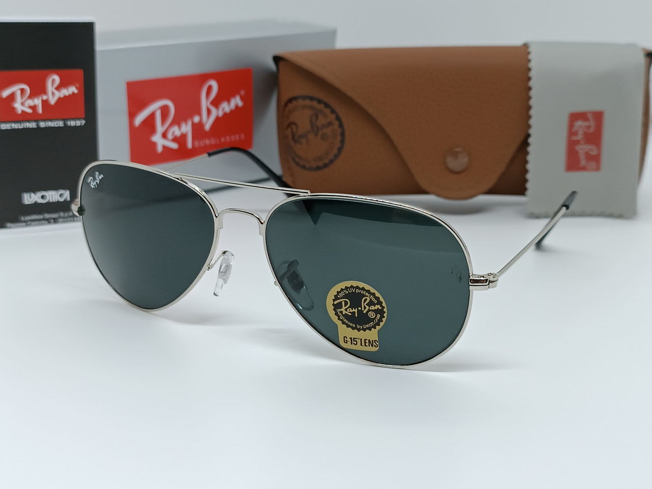 Сонцезахисні окуляри Ray Ban Aviator 3026 Скло