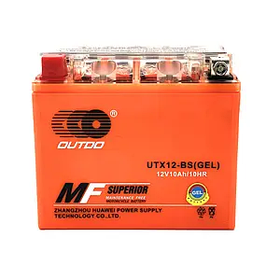 Акумулятор мото GEL 12V 10 Ah (UTX12-BS) 130А OUTDO