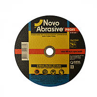 Диск шлифовальный по металлу Novoabrasive 230*6.0*22.23мм