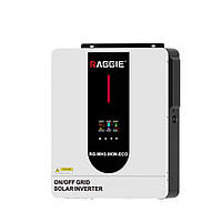 Гібридний сонячний інвертор із чистою синусоїдою Raggie RG-MH3.6KWECO(24V) MPPT-120A