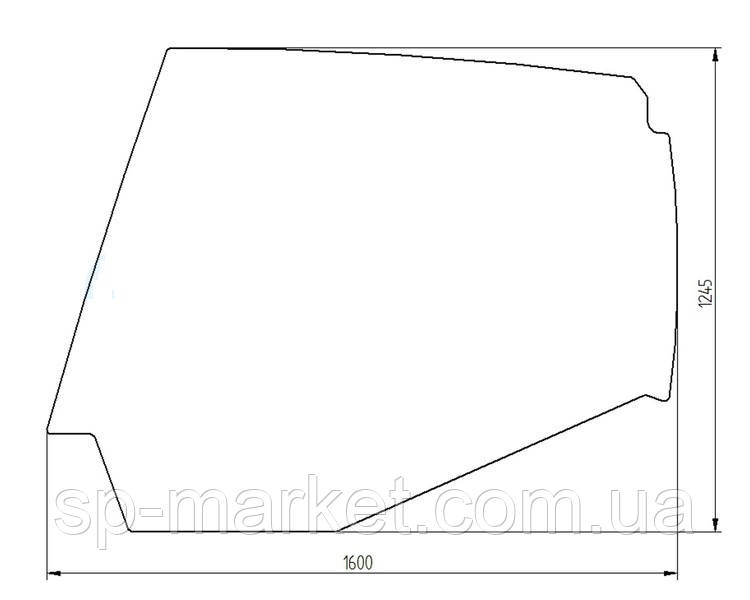 Праве скло Volvo EC220D 11205297