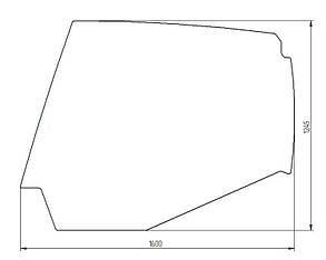 Праве скло Volvo EC220D 11205297