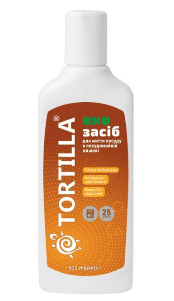 Засіб для миття посуду в посудомийній машині Tortilla 500 мл (4820178061025), фото 1