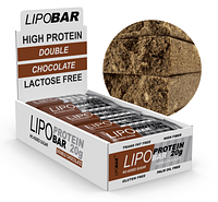 Протеїнові батончики Lipobar 20x50g Double chocolate (До 10.24)