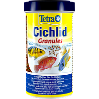 Корм Tetra Cichlid Granules для рыбок цихлид, 500 мл (гранулы)