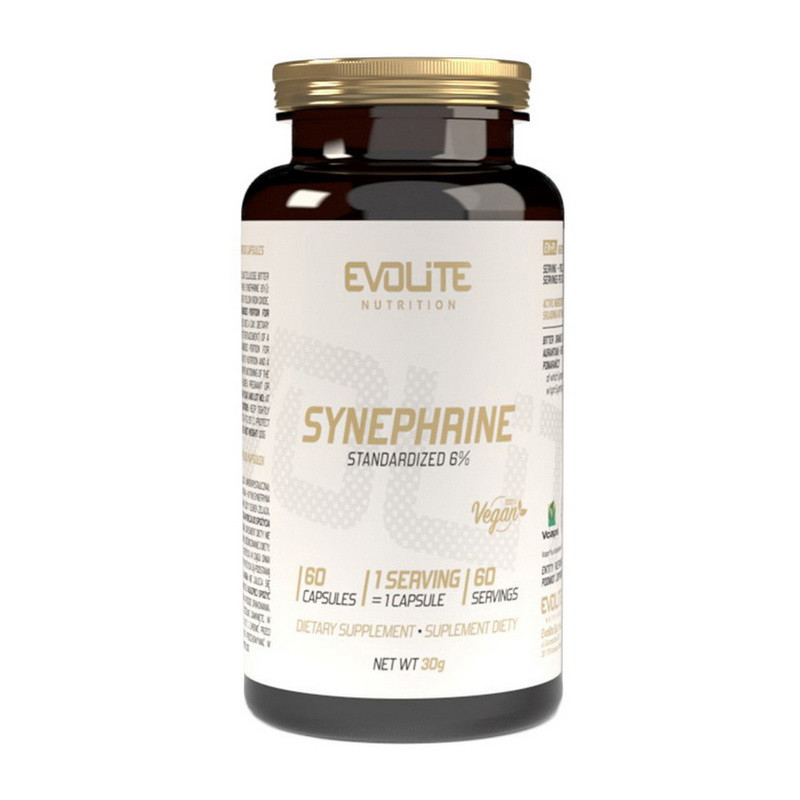 Жироспалювач Evolite Nutrition Synephrine, 60 капсул EXP
