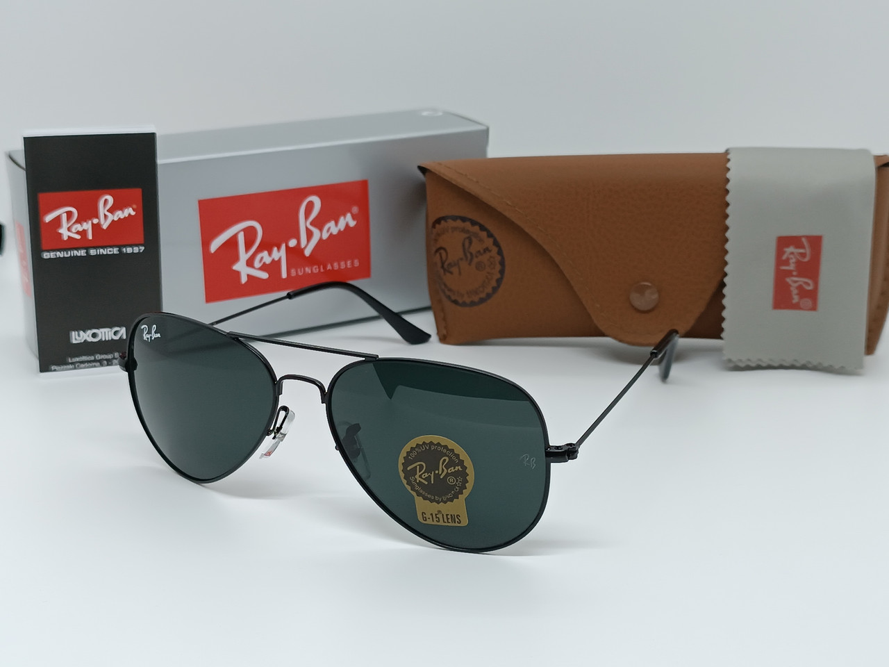 Сонцезахисні окуляри Ray Ban Aviator 3026 Скло