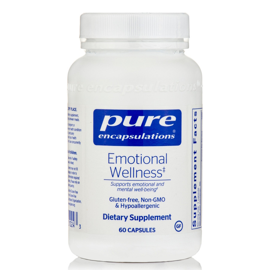 Амінокислота Pure Encapsulations Emotional Wellness, 60 капсул EXP