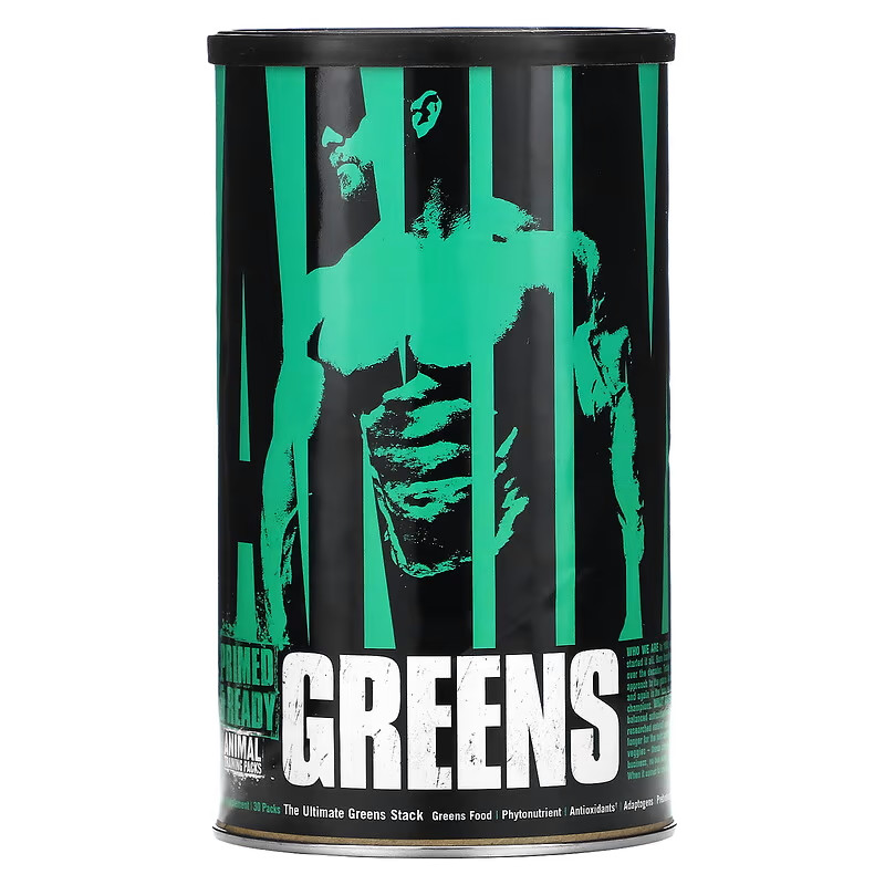 Натуральна добавка Universal Nutrition Animal Greens Pak, 30 пакетиків EXP