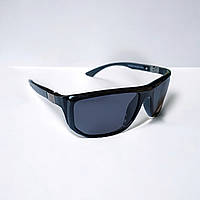 Очки солнцезащитные поляризованные спортивные в роговой оправе чёрные глянцевые Cheysler CH02152_C1