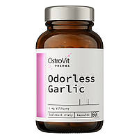 Натуральная добавка OstroVit Pharma Odorless Garlic, 60 капсул EXP