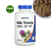 Nutricost, Milk Thistle, розторопша, 1000 мг, 240 капсул