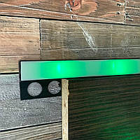 Профіль світлодіодний з боковим LED підсвічуванням для плитки та гіпсокартону Fiona" LED 35*13 чорний3,0 м