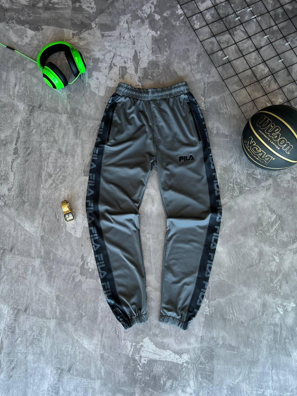 Чоловічі спортивні штани Fila M1863 сірі, фото 1