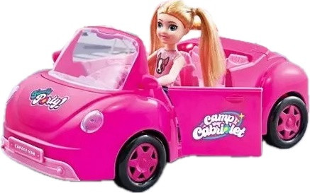 Ігровий набір Кабріолет з лялькою та собачкою 9045-2,, фото 1