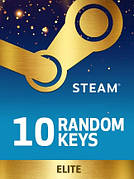 Random ELITE 10 Keys для ПК (Ключ активації Steam) регіон Весь світ