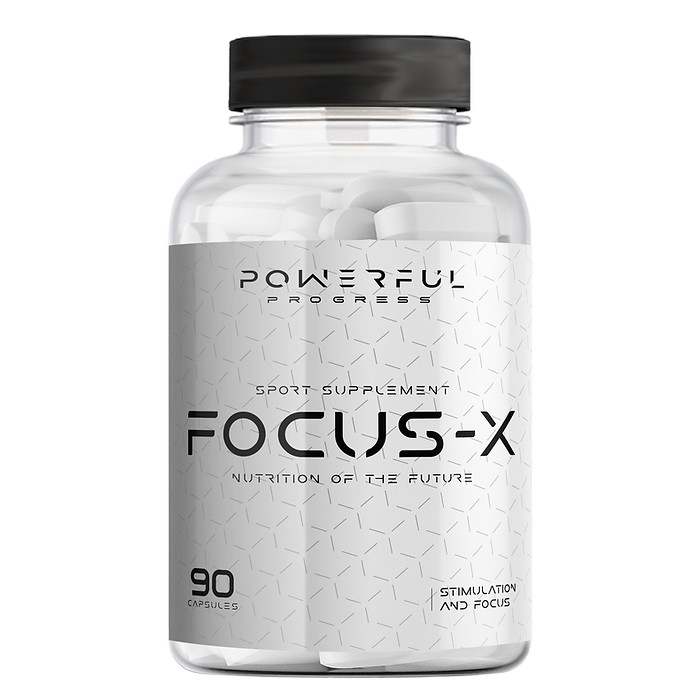 Натуральна добавка Powerful Progress Focus-X, 90 капсул EXP