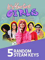 Your Turn Girl Random 5 Keys для ПК (Ключ активації Steam) регіон Весь світ