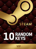 Random VIP 10 Keys для ПК (Ключ активації Steam) регіон Весь світ