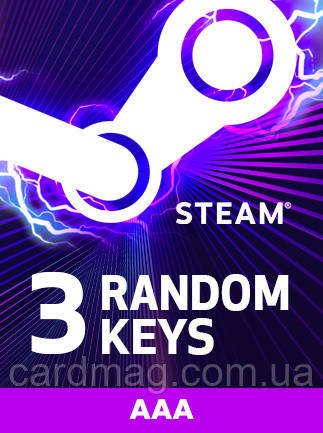 AAA Random 3 Keys для ПК (Ключ активації Steam) регіон Весь світ, фото 1