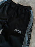 Чоловічі спортивні штани Fila M1862 чорні, фото 2