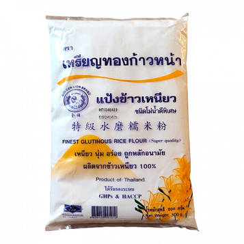 Безглютенове борошно з клейкого рису Golden Lion, 500 г