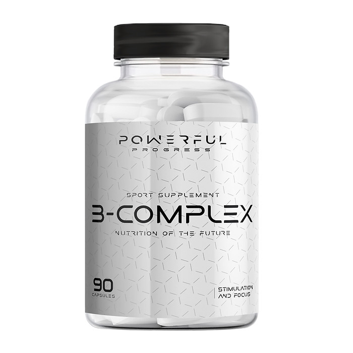 Вітаміни та мінерали Powerful Progress B-complex, 90 капсул EXP