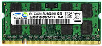 Оперативная память для ноутбука Samsung 2Gb SO-DIMM DDR2 800 MHz, M470T5663QZ3-CF7