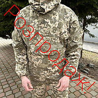 Горка піксель ріпстоп демісезон з анораком Військова форма ЗСУ, Тактичний армійський комплект одягу F-16