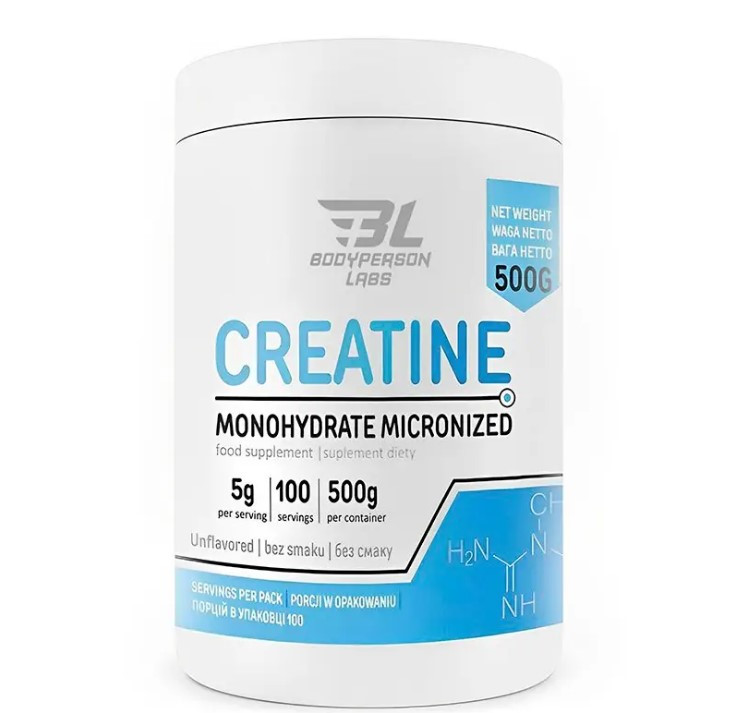 Креатин моногідрат Creatine monohydrate Pure Bodyperson Labs, 500 г