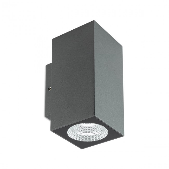 Бра вуличне QUAD AP LED COB 2X3W IP65 DG 3000K (Sq)(5.1.2) Redo 90088
