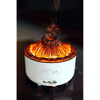 Увлажнитель воздуха Вулкан с эффектом пламени и подсветкой