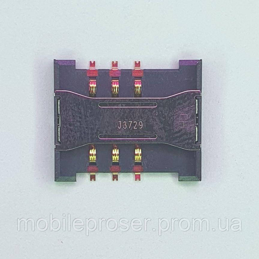 Конектор SIM карти Samsung B2100 B3410 B5702 C3050 C3212 C5212 C6112 E1150 E1310 E2100 E2121 3709-001447 orig