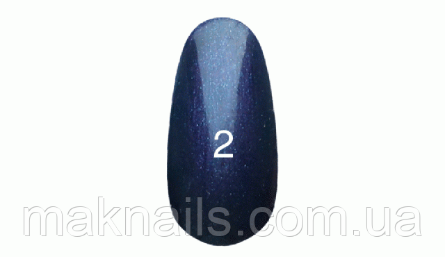 Гель лак KODI №2 (темно фіолетовий з перламутром) 7 мл.