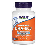 Омега 3 рыбий жир NOW DHA-500 (90 капс)