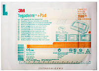 Tegaderm + Pad 9х15см - Повязка прозрачная для фиксации катетров и закрытия ран