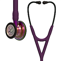 Стетоскоп Littmann Cardiology IV 6205 (Сливовый с головкой цвета радуги)