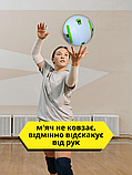 М'яч для волейболу, Ігровий волейбольний м'яч розмір 5 Ручна зшивка Ronex Біло-зелений (2G), фото 8